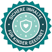 Sichere Inhalte : Inhalte sind geprüft und freigegeben als sicher und altersgerecht. Wir halten uns an hohe Standards im Jugend- und Kinderschutz.